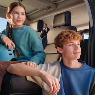 A Proace Verso loaded with bikes and luggage